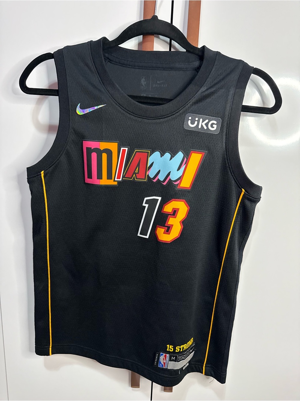 NBA Miami Heat Adebayo #13 Youth size M Jersey